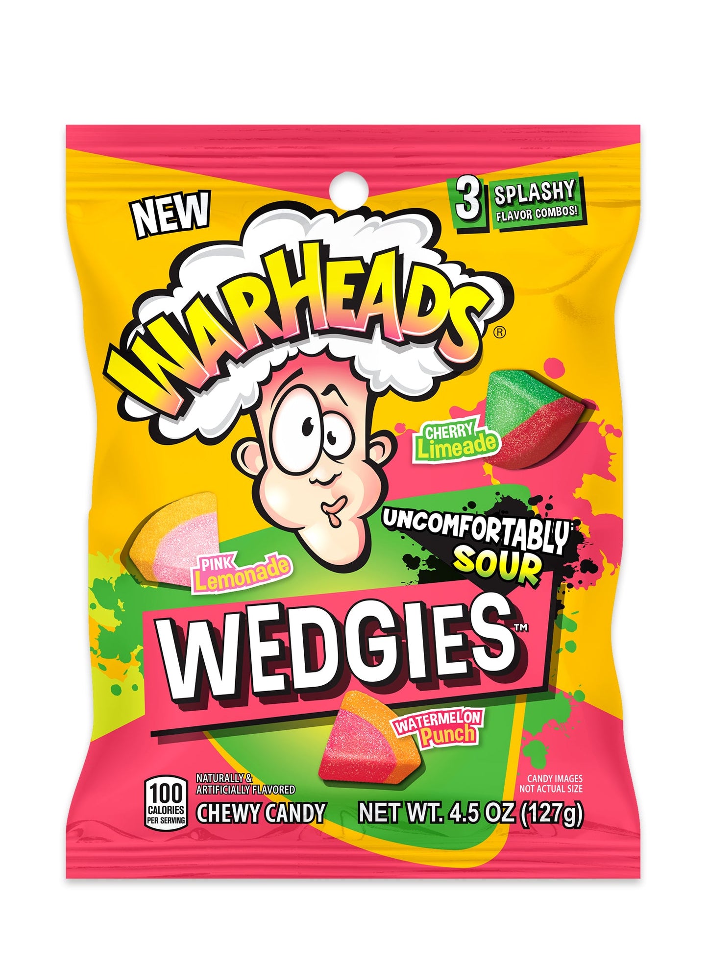 Warheads sour wedgies bag