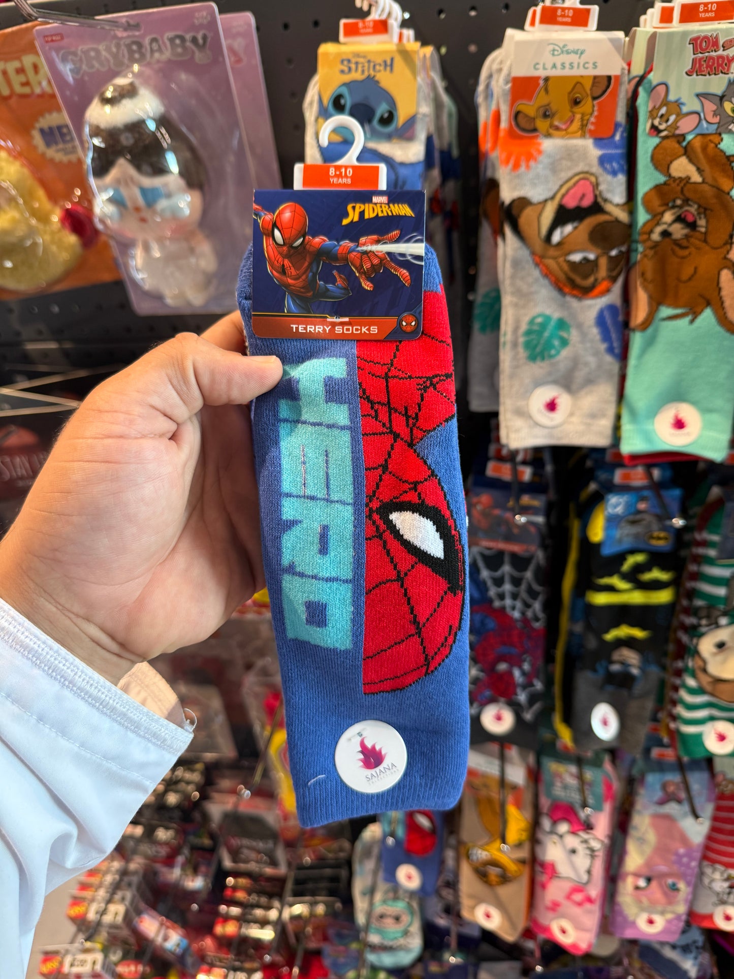 Socks spiderman