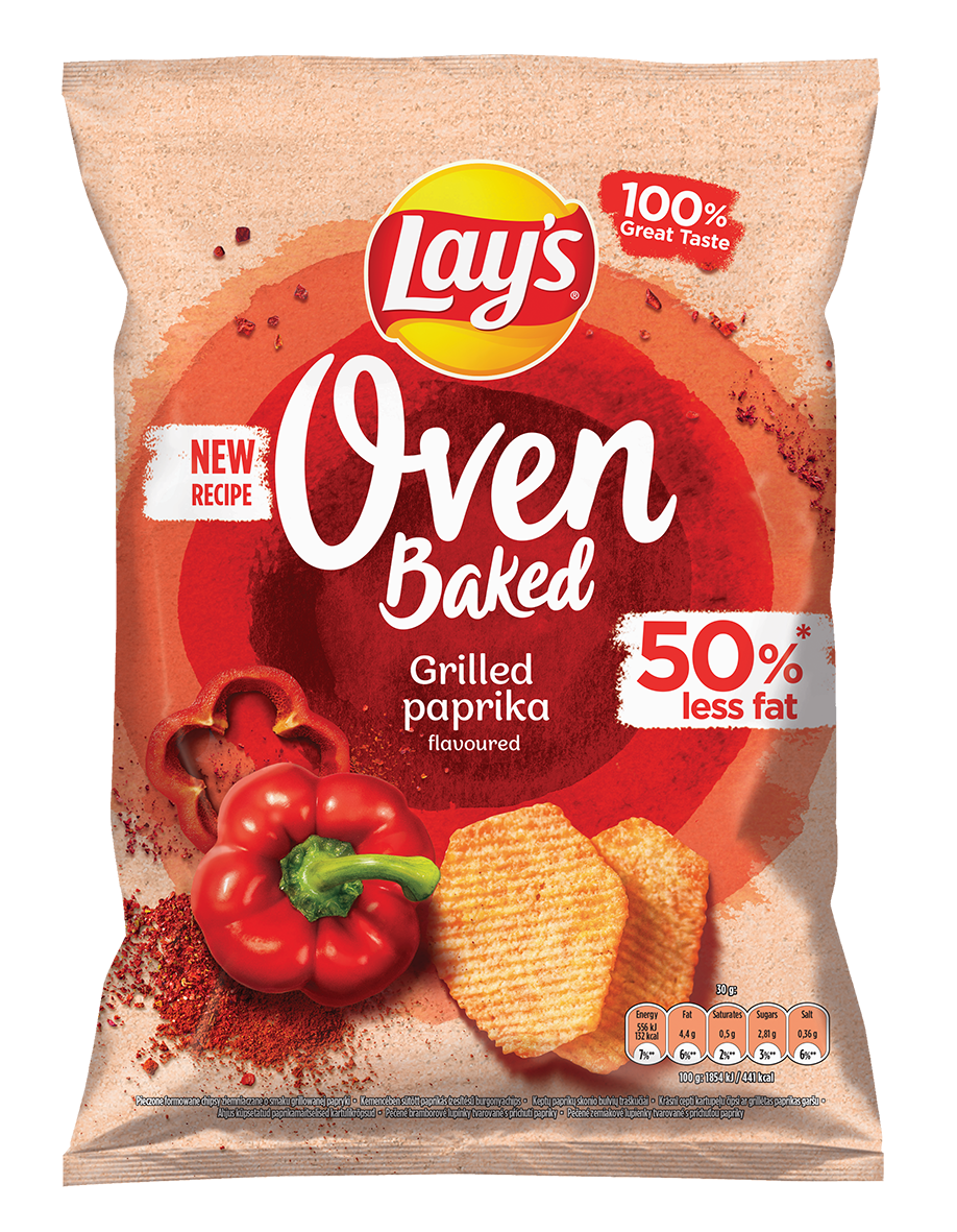 Lays oven baked grilled paprika