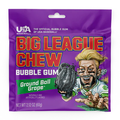 لعبة Big League Chew - كرة العنب المطحونة