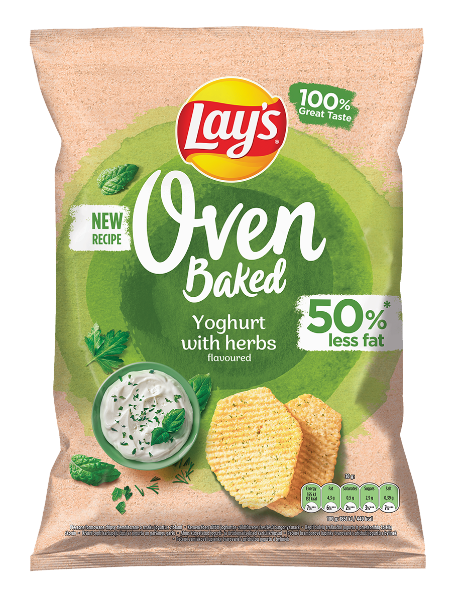 Lays oven baked yoghurt with herbs