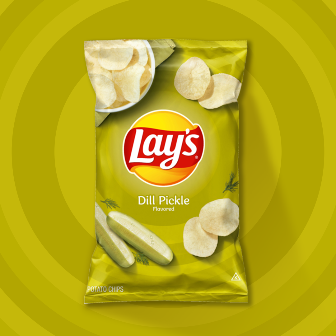 رقائق البطاطس بنكهة مخلل الشبت من LAY'S®