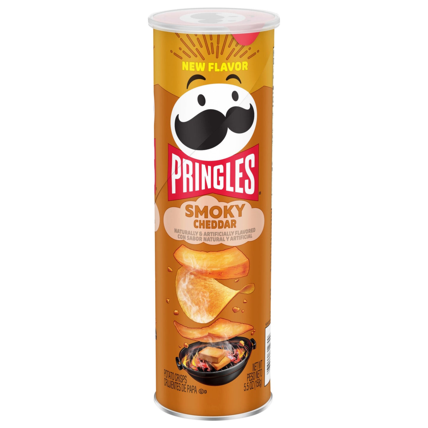 Pringles chips smoky chedder