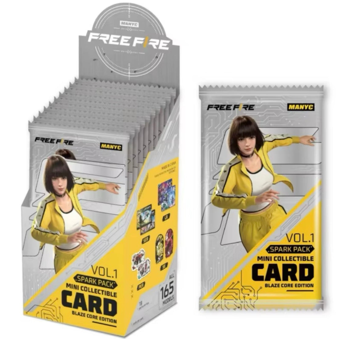 Free fire mini collectible card plaze core edition