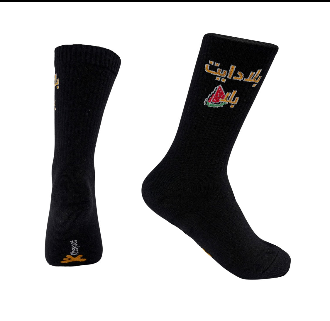 Kheyoot socks بلا دايت بلا بطيخ black