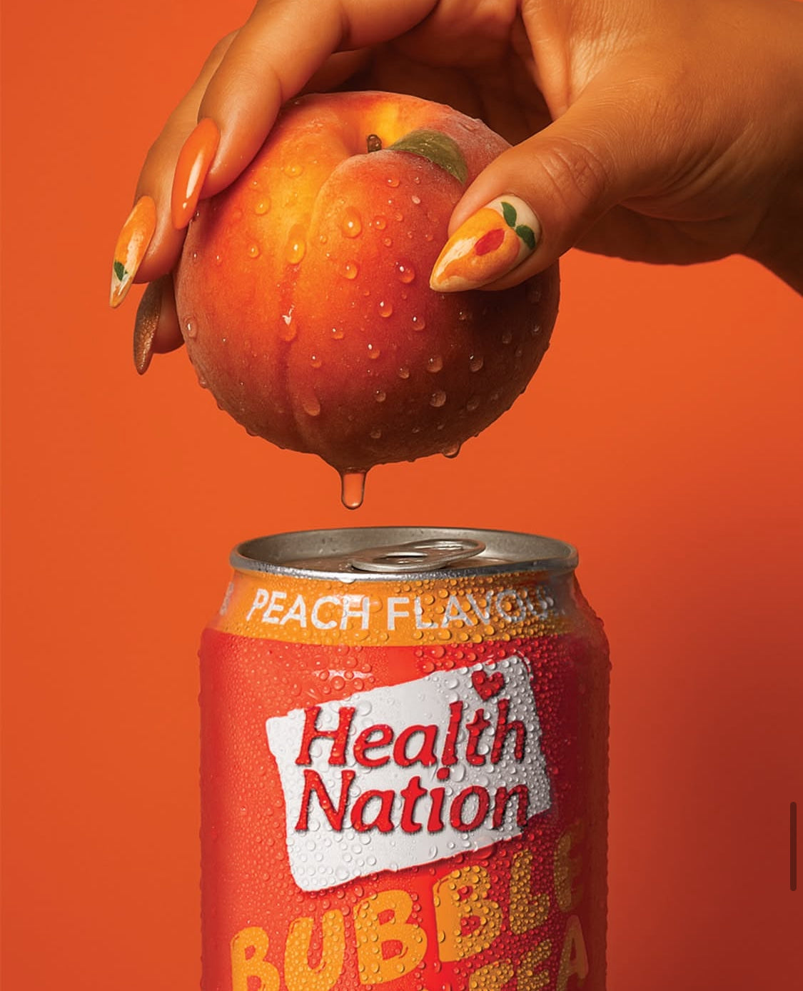 HN bubble milk tea peach