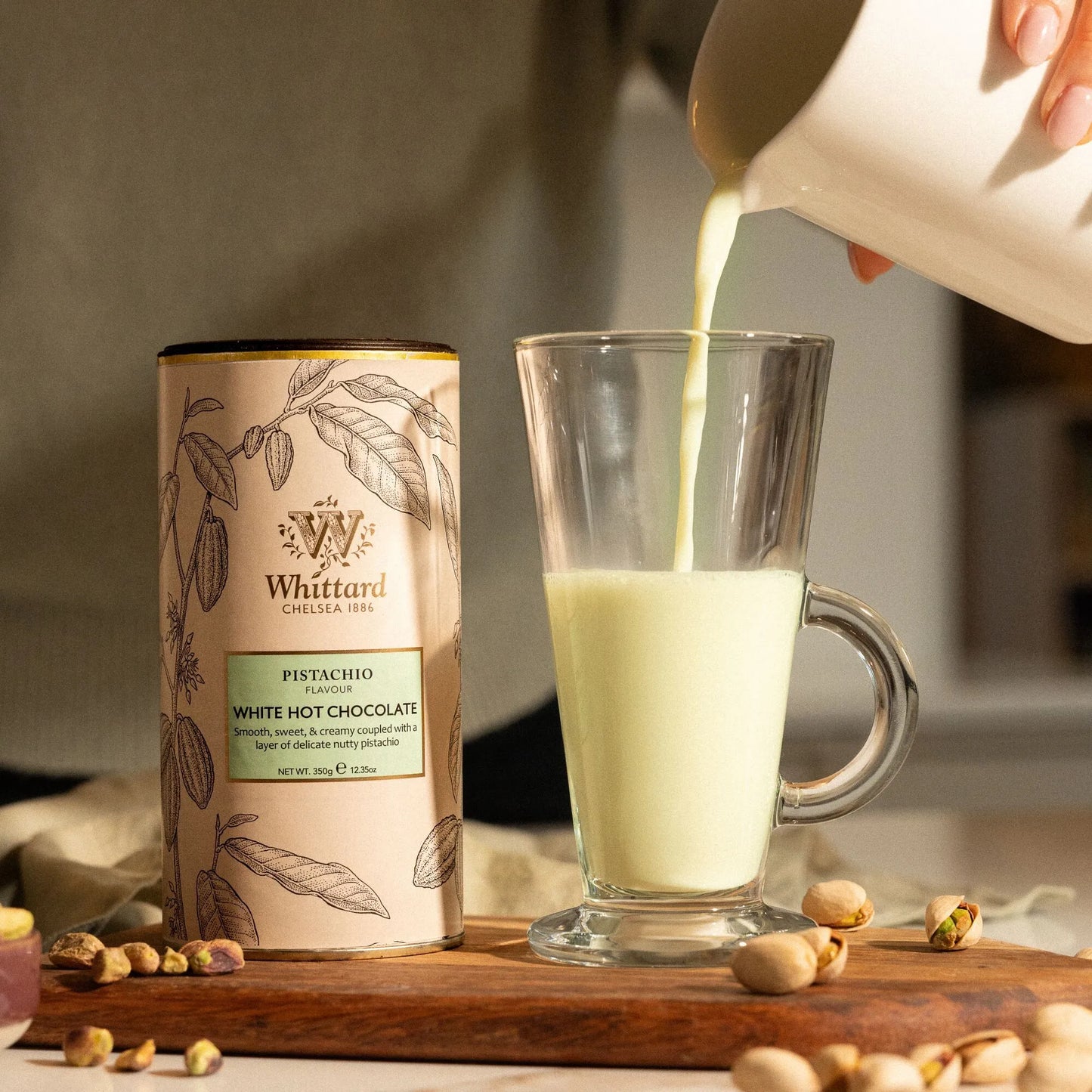 Whittard of chelsea pistachio white hot chocolate