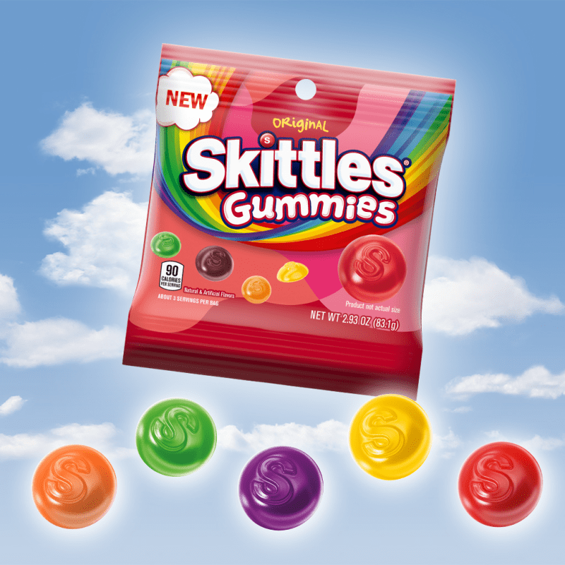 Skittles gummies original حلوى سكيتلز الأصلية