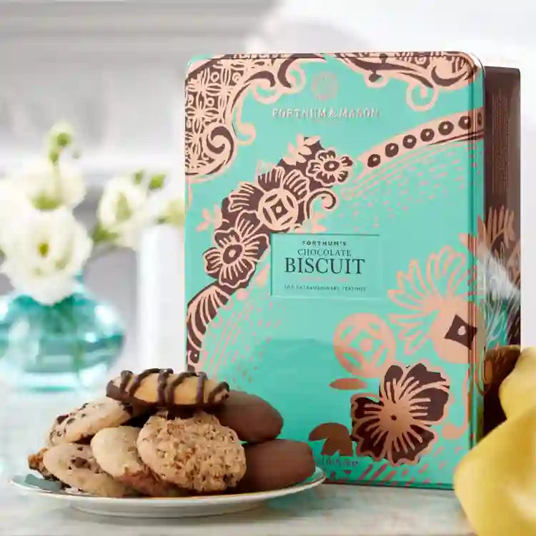 Fortnum & mason Piccadilly Chocolate Biscuit Selection, 700g مجموعة بسكويت الشوكولاتة بيكاديللي من فورتنوم آند ماسون، 700 غرام