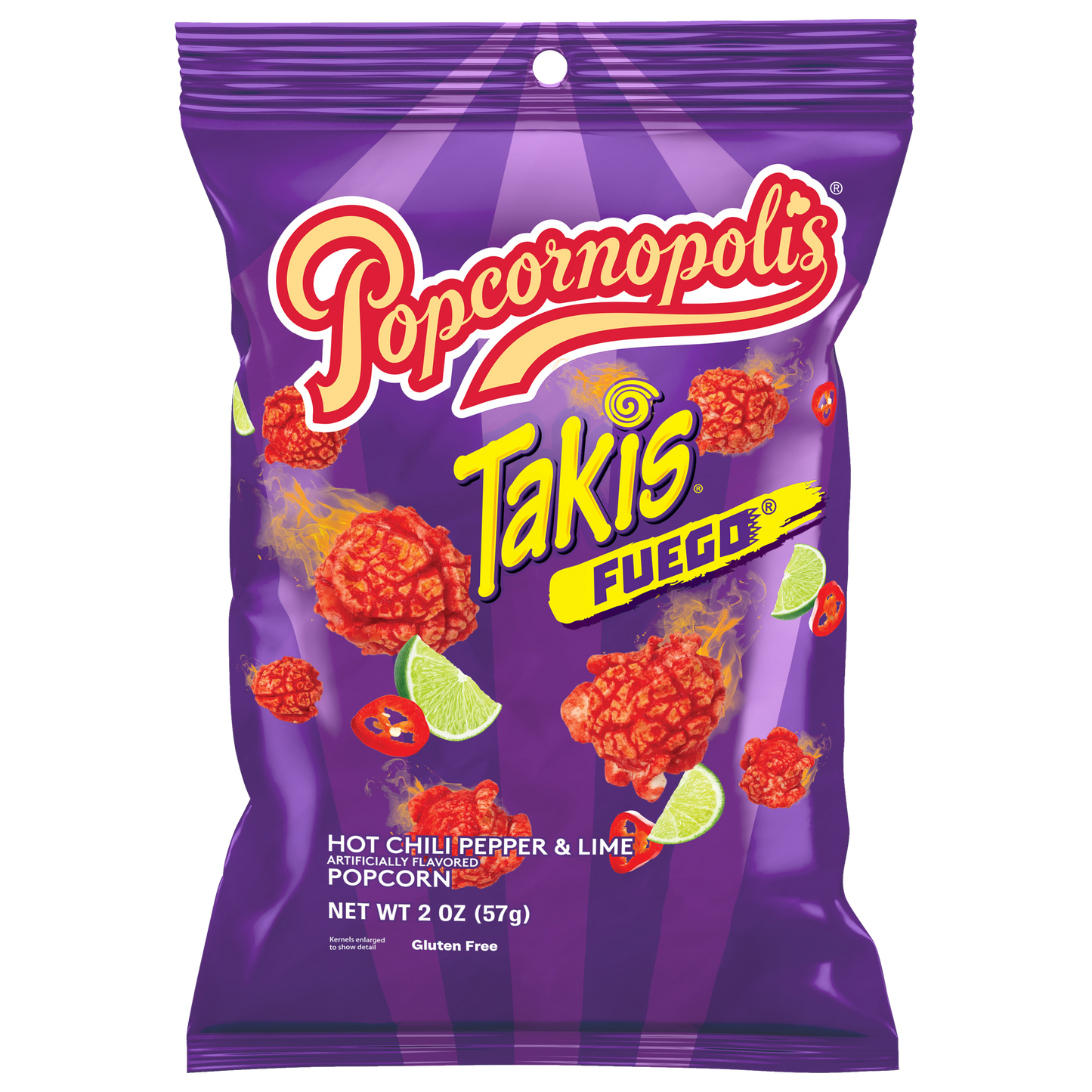 Popcornopolis Takis popcorn fuego تاكيس فشار نار