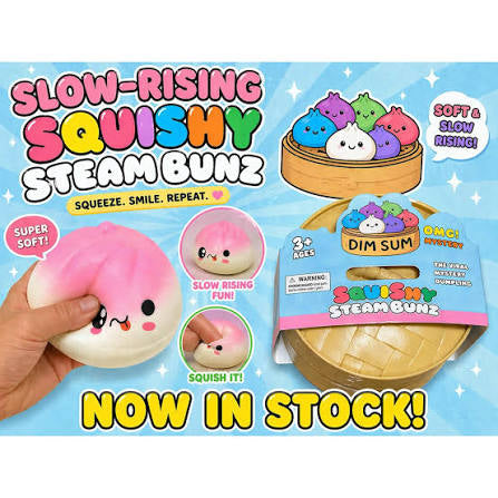 Squishy steam bunz dim sim dumpling toy