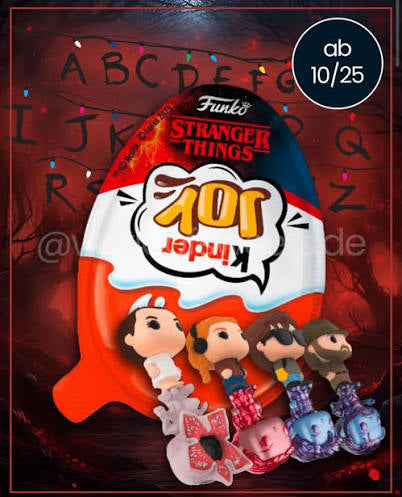 Kinder joy the stranger things italy 🇮🇹 كيندر جوي الأشياء الغريبة إيطاليا