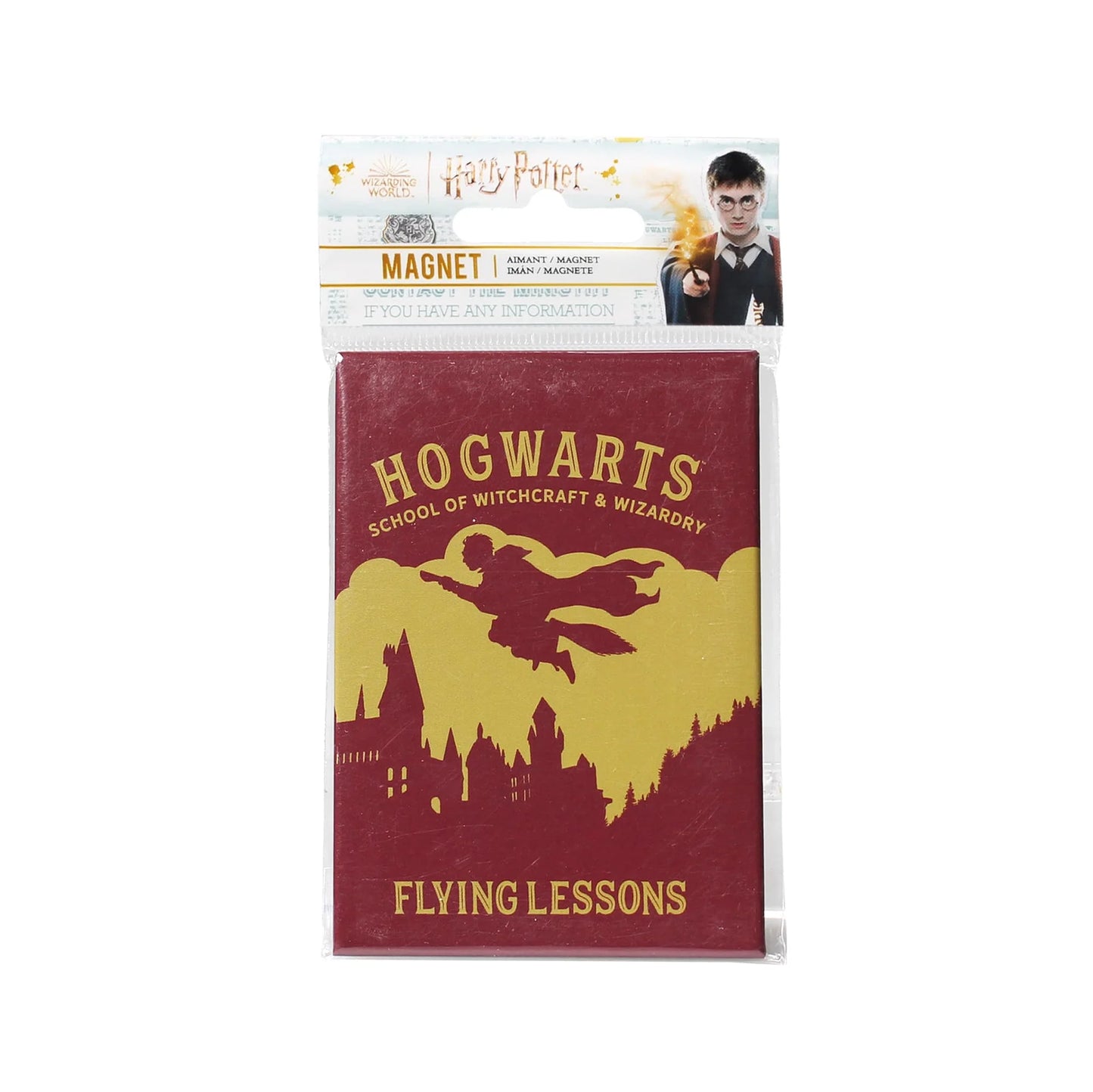 Harry potter hgwats flying lessons magnet مغناطيس دروس الطيران في هوجورتس من هاري بوتر