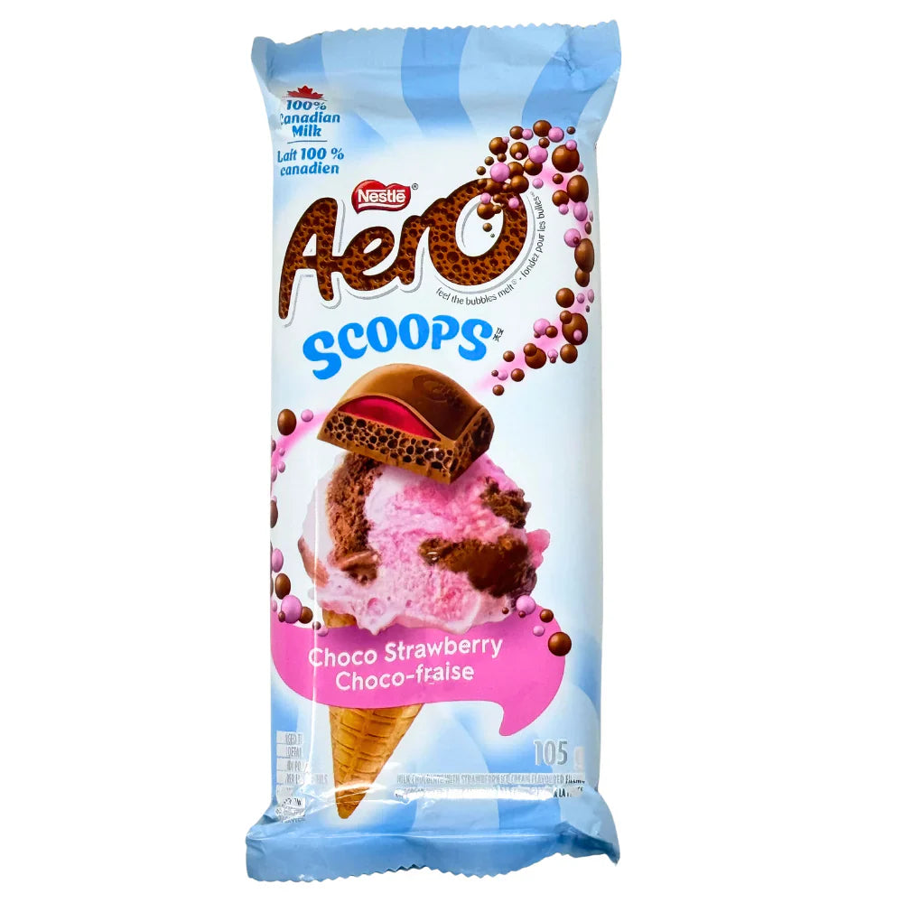 Nestle Aero scoop strawberry chocolate شوكولاتة الفراولة من نستله آيرو سكوب