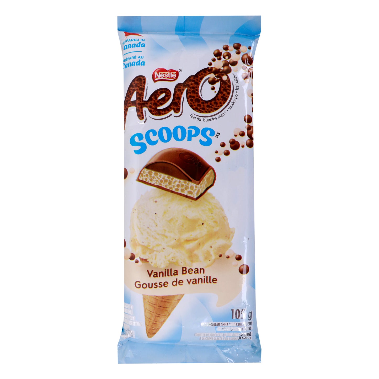 Nestle Aero scoop vanilla bean نستله آيرو سكوب فانيليا