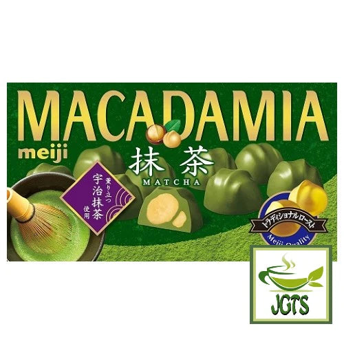 Meiji macadamia choco matcha japan 🇯🇵