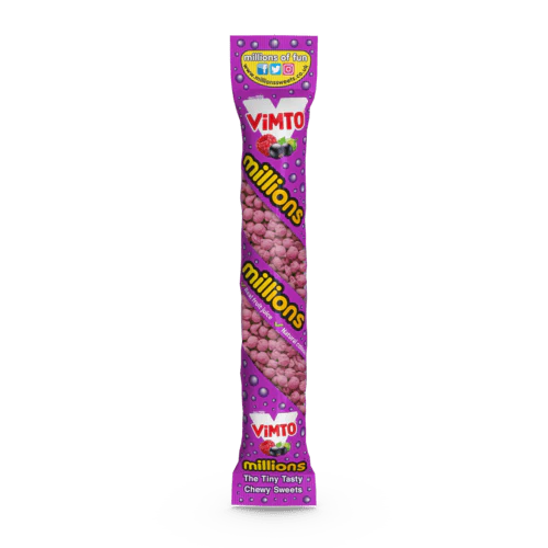 Millions vimto tube candy