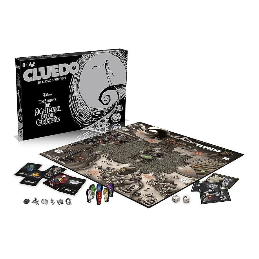 CLUEDO the classic mystery game disney tim burton the nightmare before cristhmas