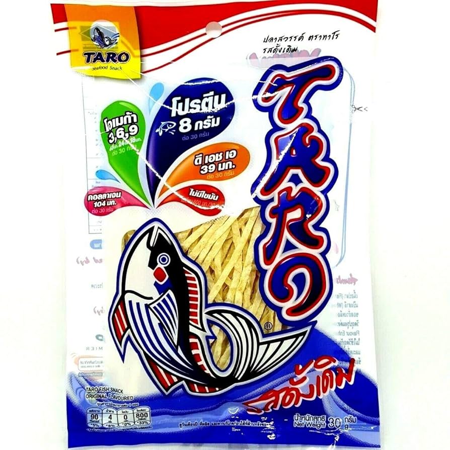Taro fish snack korean original flavored