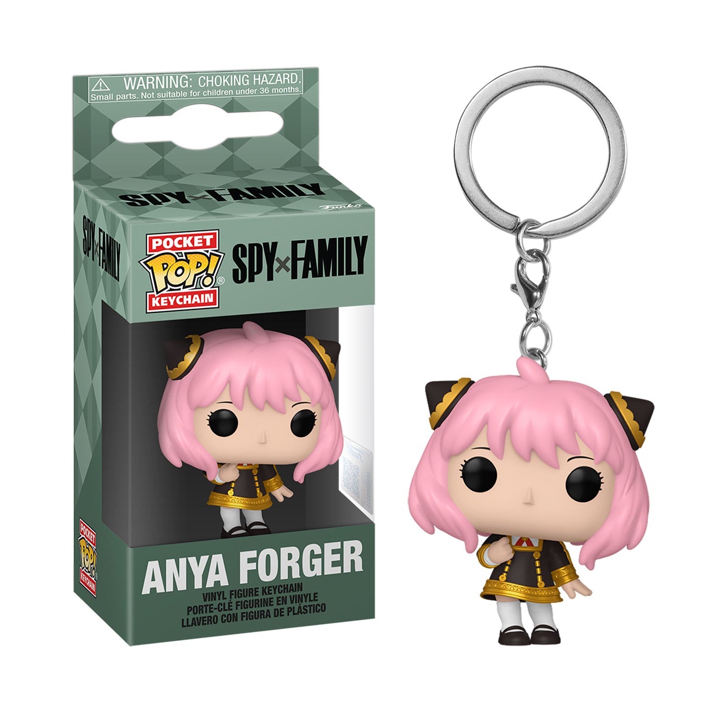 Pocket pop! Key funko spy x family anya forger vinyl figure بوكيت بوب! كي فانكو سباي إكس فاميلي أنيا فورجر فينيل