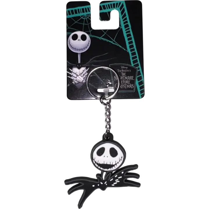 The Nightmare Before Christmas Lasercut Rubber Keychain