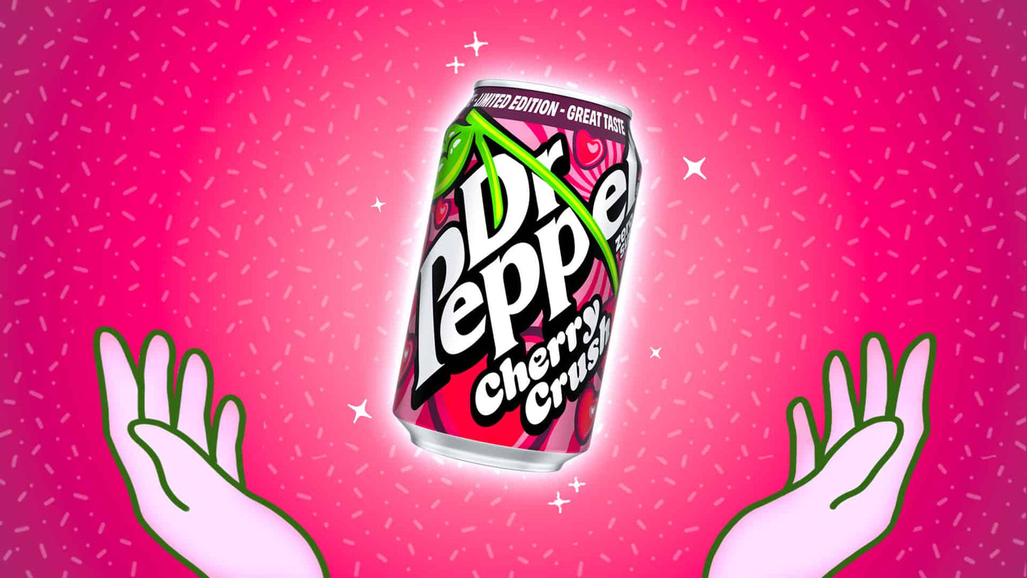Dr pepper drink cherry crush