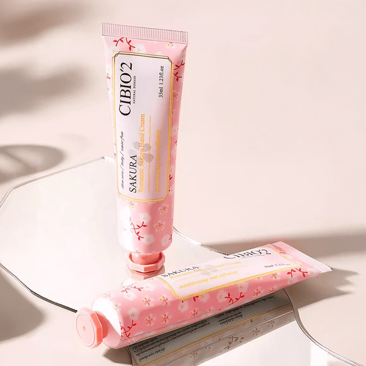 Cibio’2 natural domain romantic Sakura hand cream khad