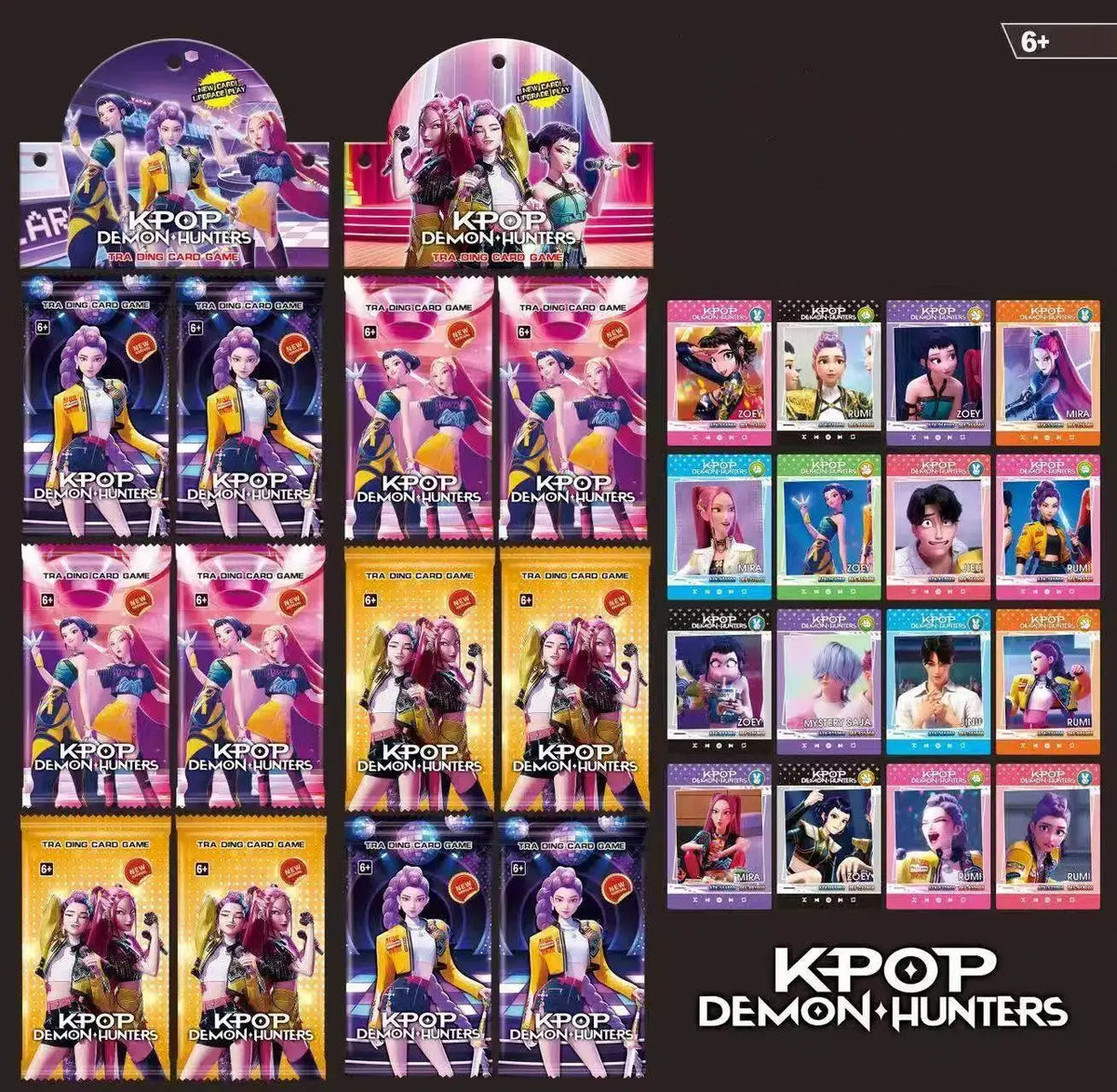 Kpop demon hunters trading card game