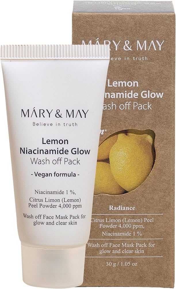 Mary & May vegan lemon wash off mask khad