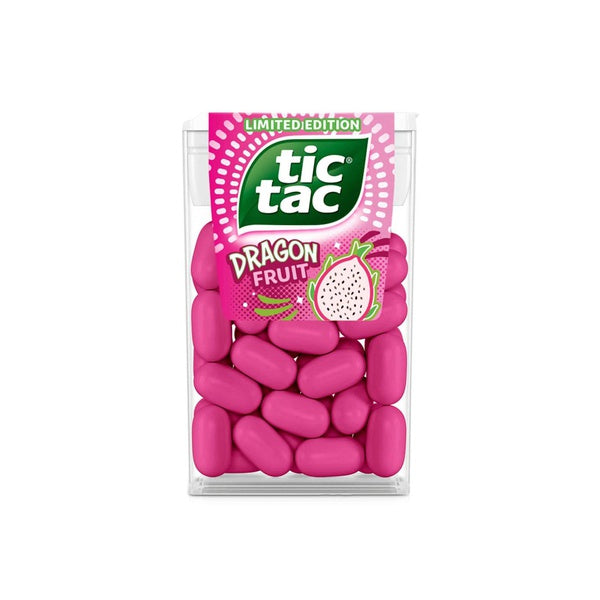 Tic tac dragon fruit limited edition تيك تاك بنكهة فاكهة التنين، إصدار محدود