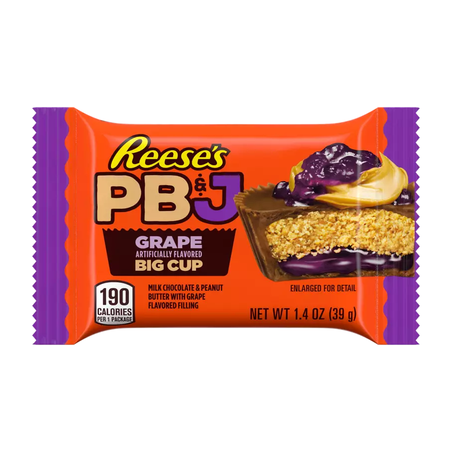 Reeses PB&J grape chocolate cup