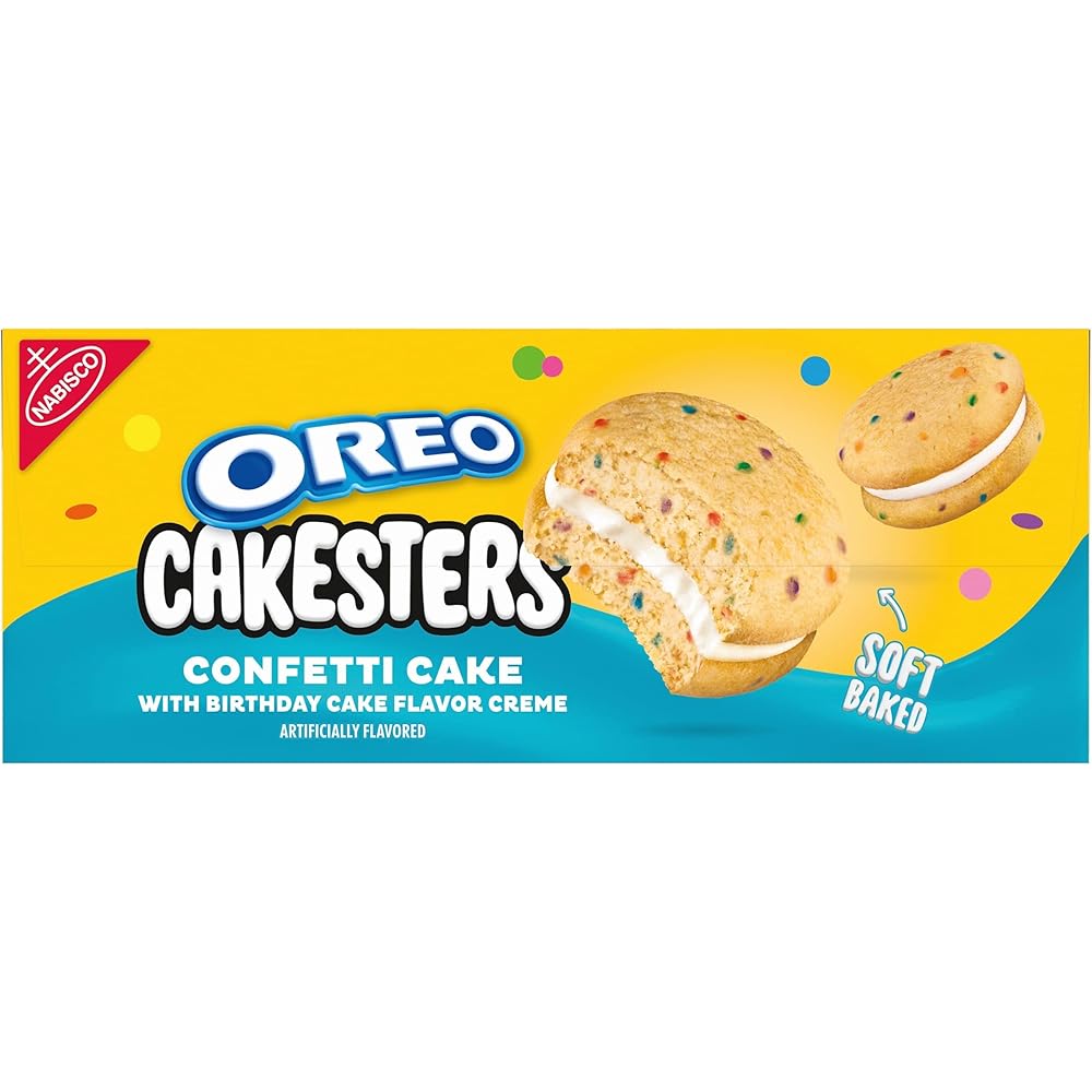Oreo cakesters confetti cake soft كعكة أوريو كونفيتي ناعمة