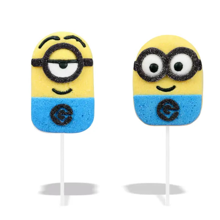 Relkon minions marshmallow lollipop مصاصة مارشميلو ريلكون مينيونز