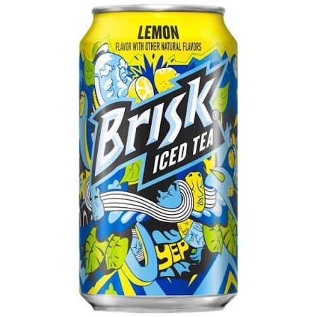 Brisk iced tea lemon شاي مثلج منعش بالليمون