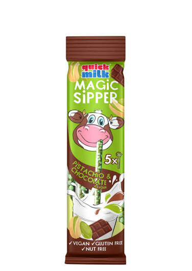 Dr Moo Quick Milk Pistachio Straws 13 Pack 78g