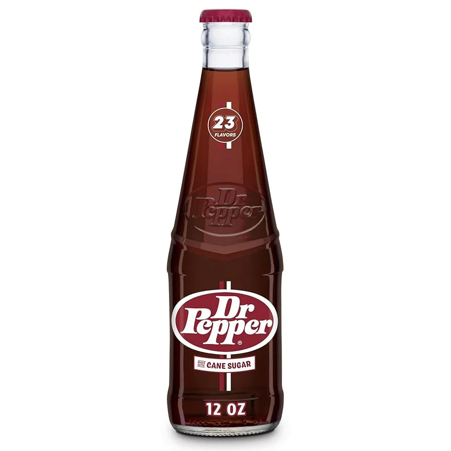 Dr pepper drink original bottle suger cane مشروب دكتور بيبر الأصلي