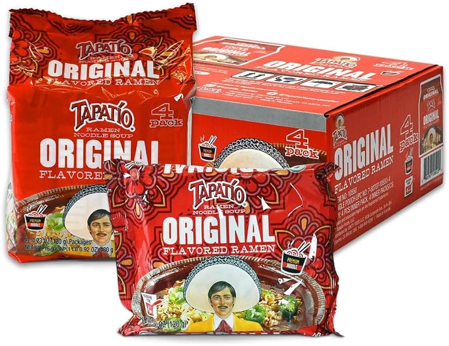 Tapatio ramen noodle soup original flavored ramen شوربة نودلز تاباتيو رامين بنكهة رامين الأصلية
