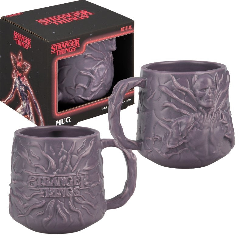The Stranger Things vecna shaped mug