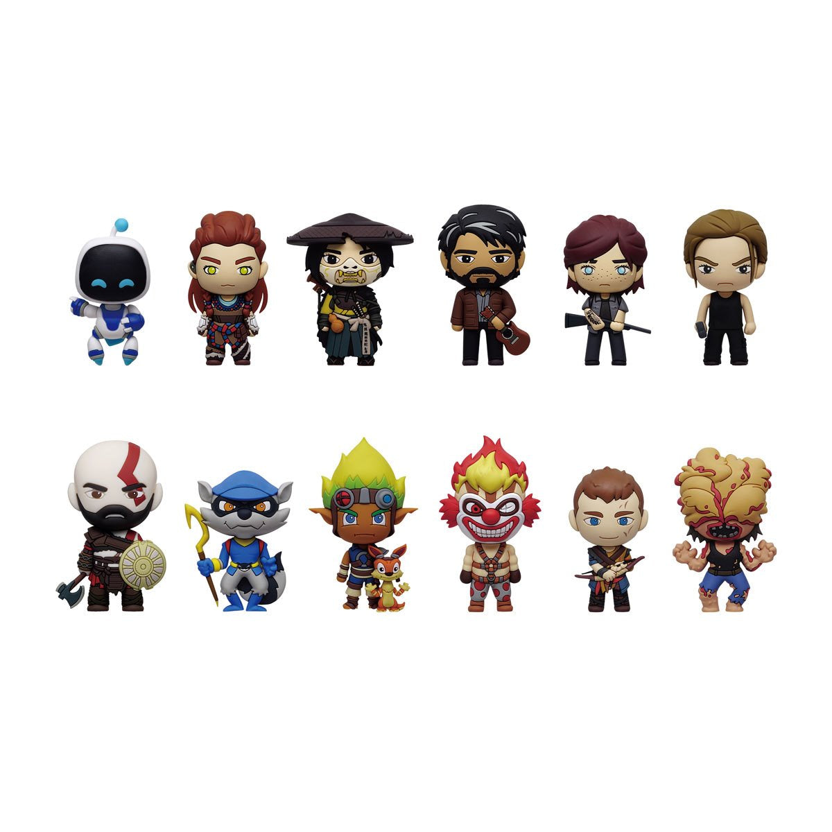 Monogram playstation 3D foam bag clip series