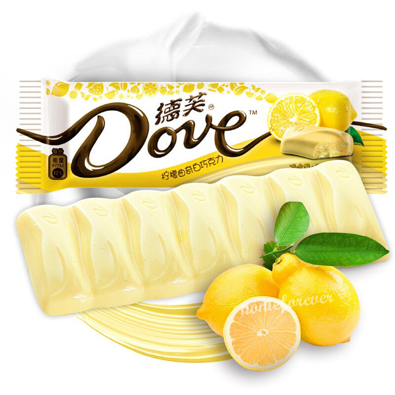 Dove lemon white chocolate شوكولاتة دوف البيضاء بالليمون