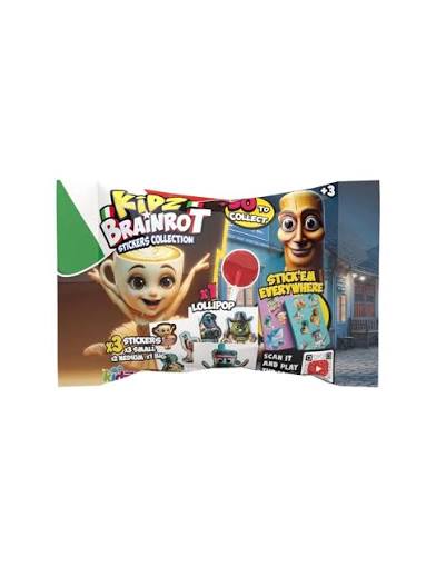 Kids brainrot lollipop and stickers