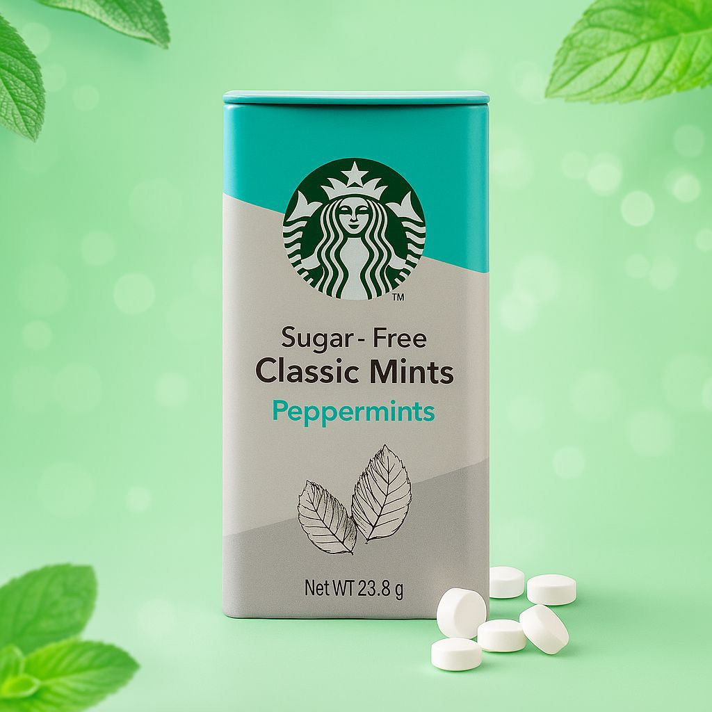 Starbucks suger free classic mints peppermints
