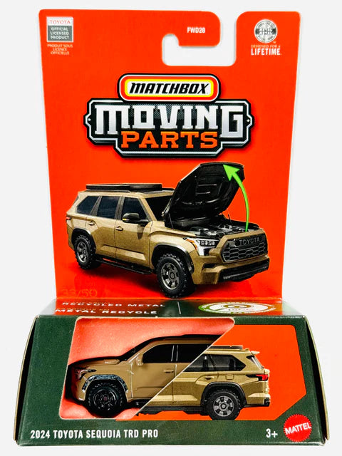 Matchbox 2026 Moving Parts Case L 2024 Toyota Sequoia TRD PRO