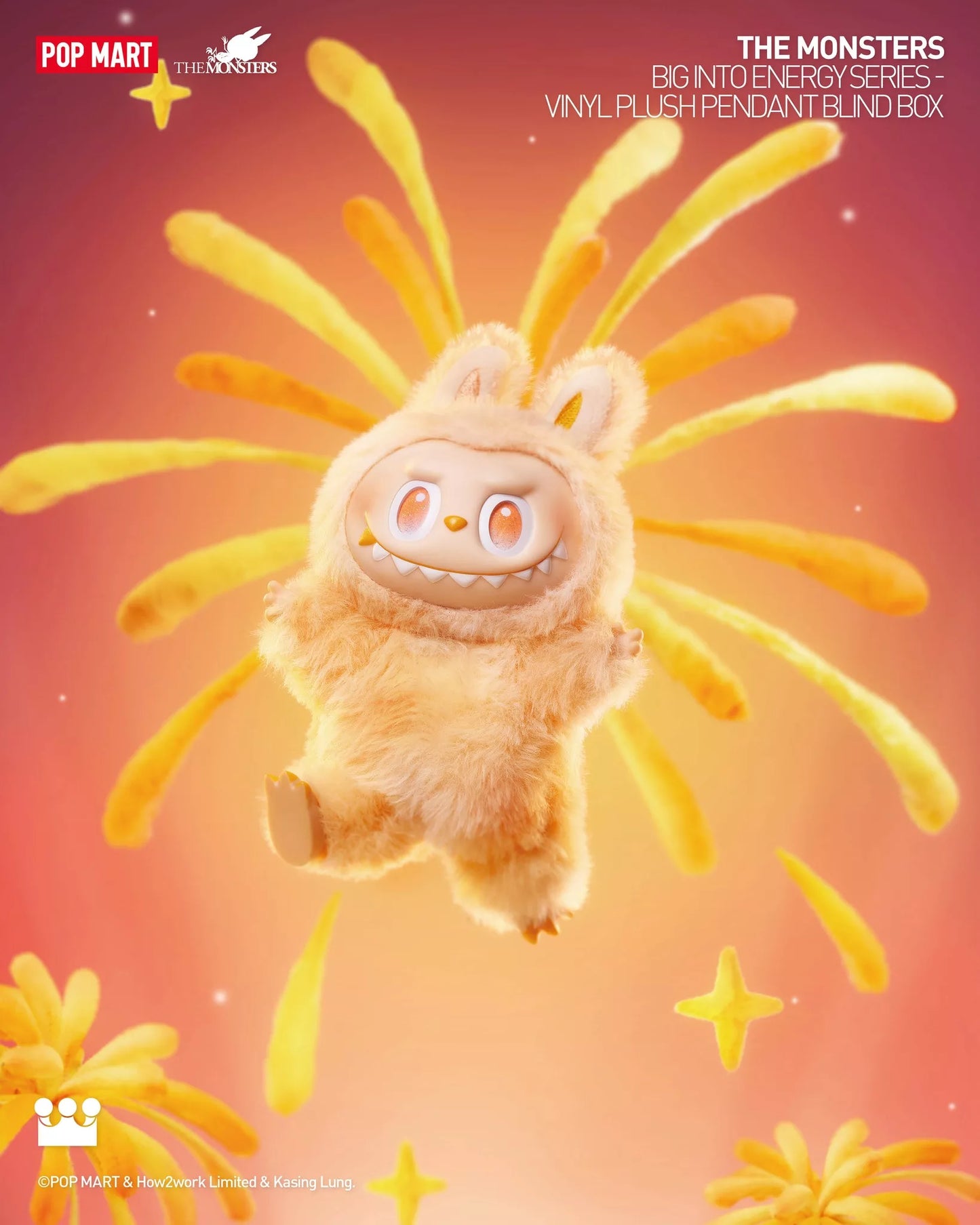 Pop mart (original) Labubu the monsters big into energy not blind box