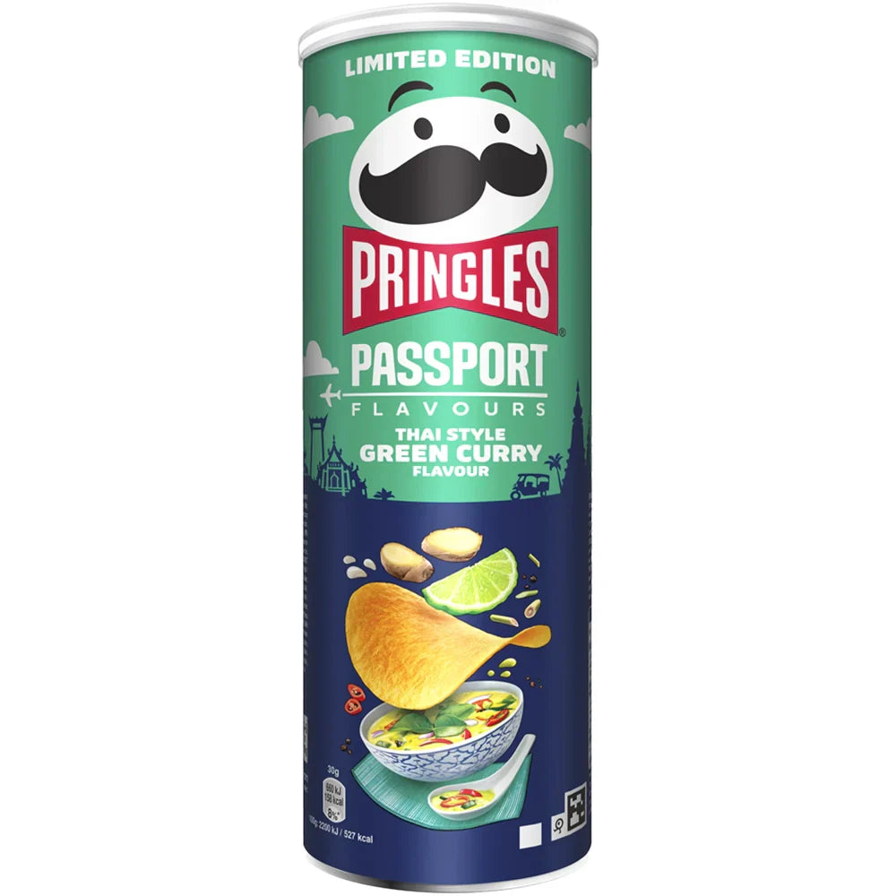Pringles Passport Thai Style Green Curry 165g (UK)