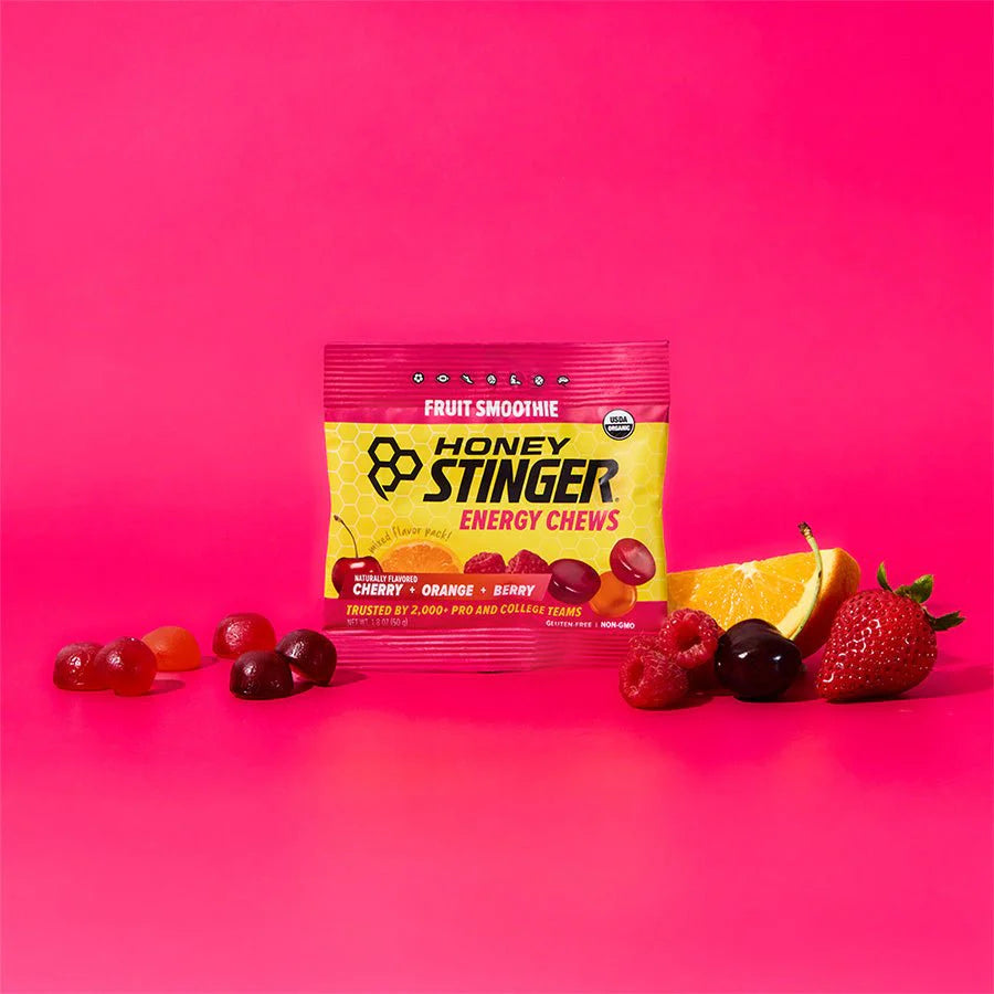Honey stinger energy chews classic fruit smoothie