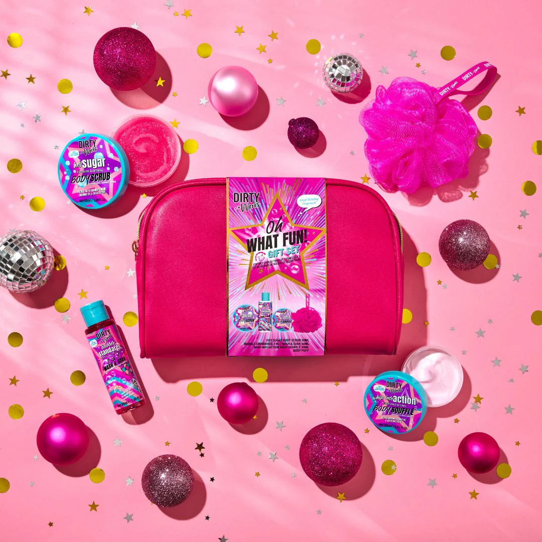 Dirty works oh what fun cosmetic bag gift khad