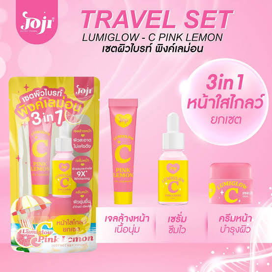 Joji secret young lumiglow-c pink lemon khad