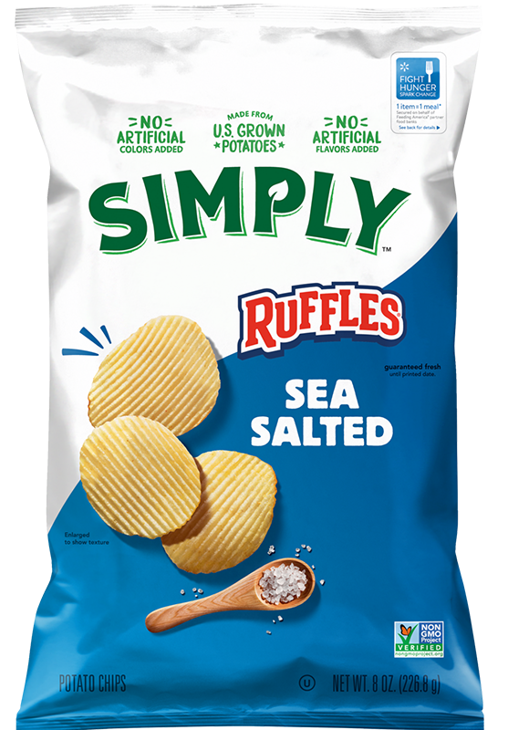 Simply ruffles sea salted