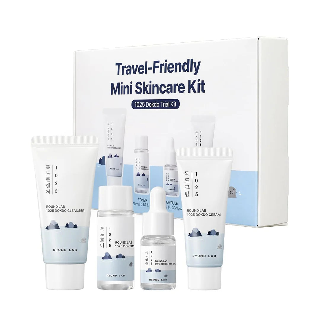 1025 dokdo trial kit travel mini skincare kits khad